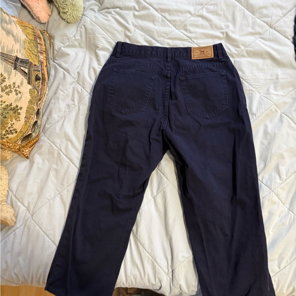 Ralph Lauren Dark Blue Denim Trousers